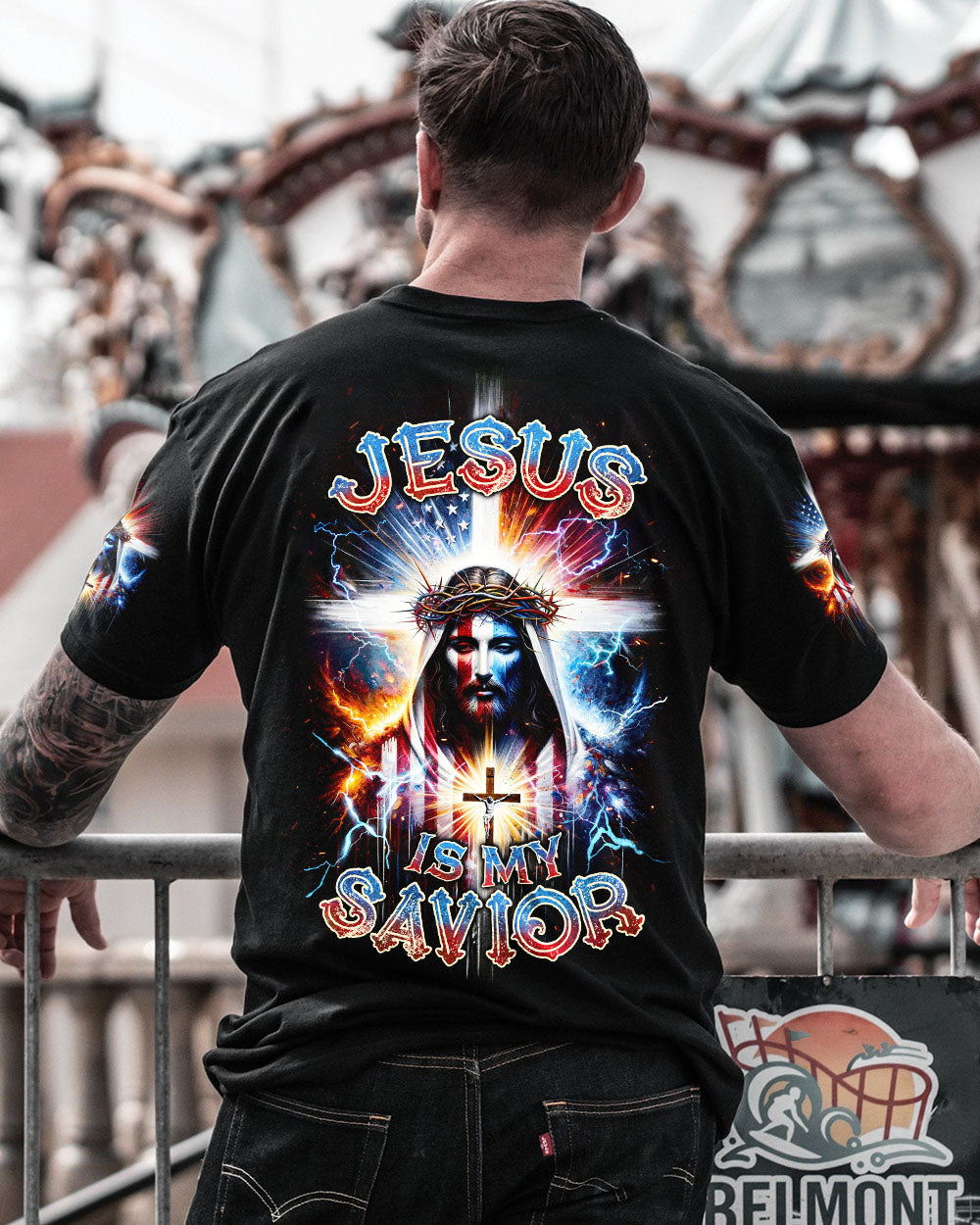 Jesus Is My Savior Men's All Over Print Shirt - Tlnz2610234