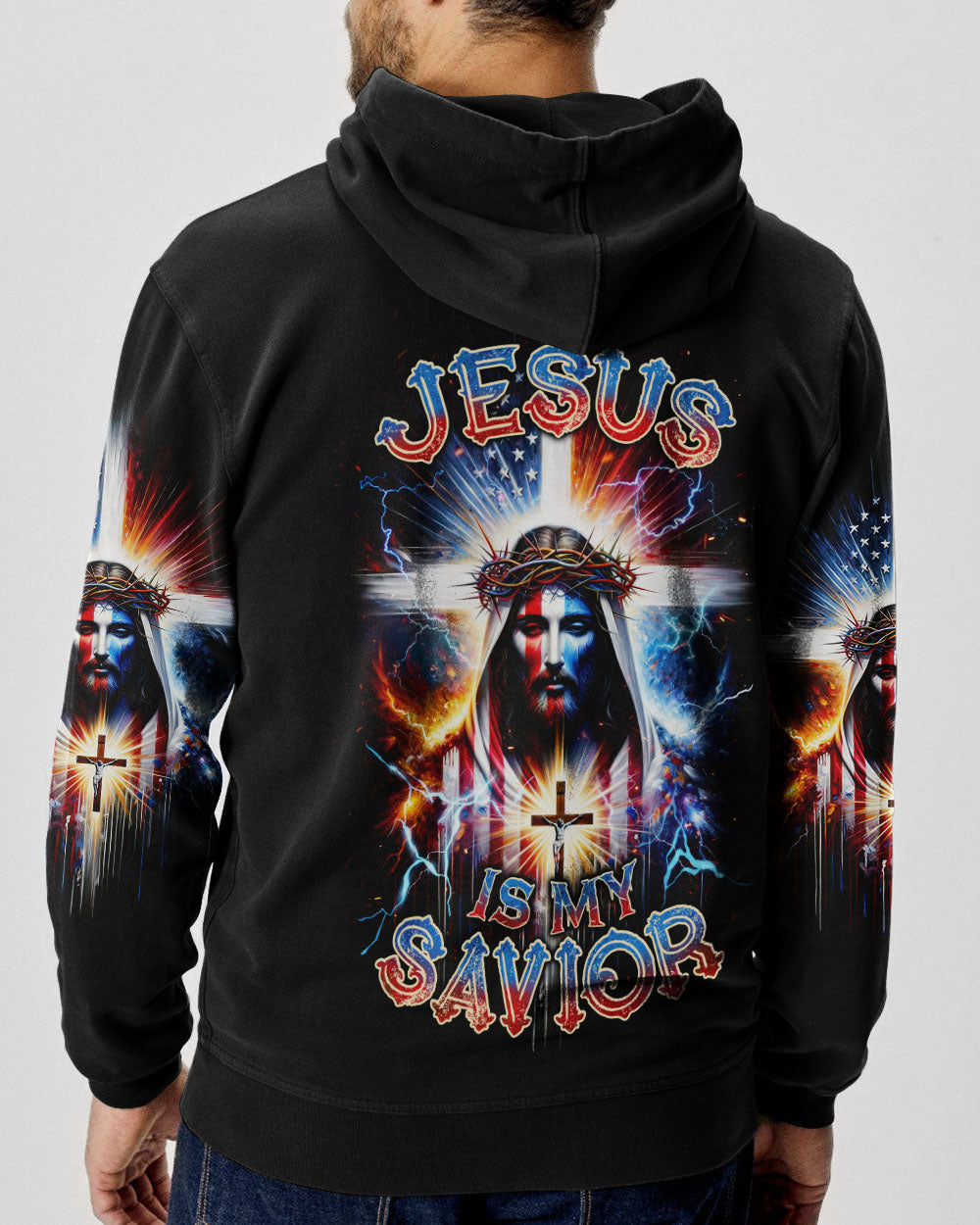 Jesus Is My Savior Men's All Over Print Shirt - Tlnz2610234