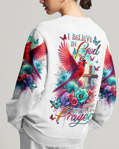 I Believe In God Cardinal Women's All Over Print Shirt - Tltr0512233