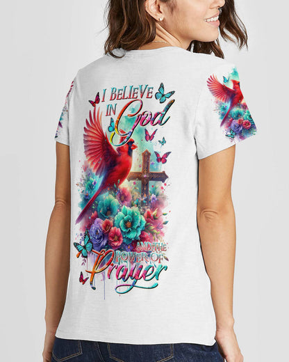 I Believe In God Cardinal Women's All Over Print Shirt - Tltr0512233