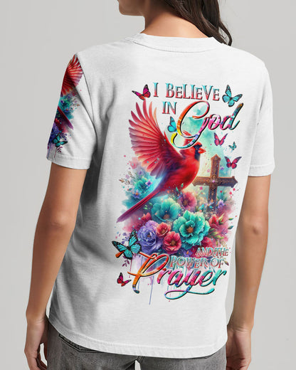 I Believe In God Cardinal Women's All Over Print Shirt - Tltr0512233