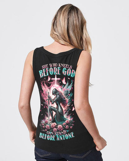 She Who Kneels Before God Warrior Women's All Over Print Shirt - Tltr0712234