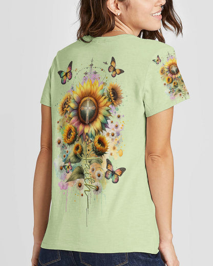 Faith Sunflower Women's All Over Print Shirt - Tltr0812234