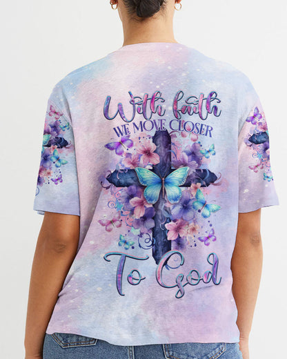 We Move Closer To God Women's All Over Print Shirt - Tltr1110233