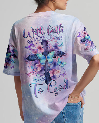 We Move Closer To God Women's All Over Print Shirt - Tltr1110233