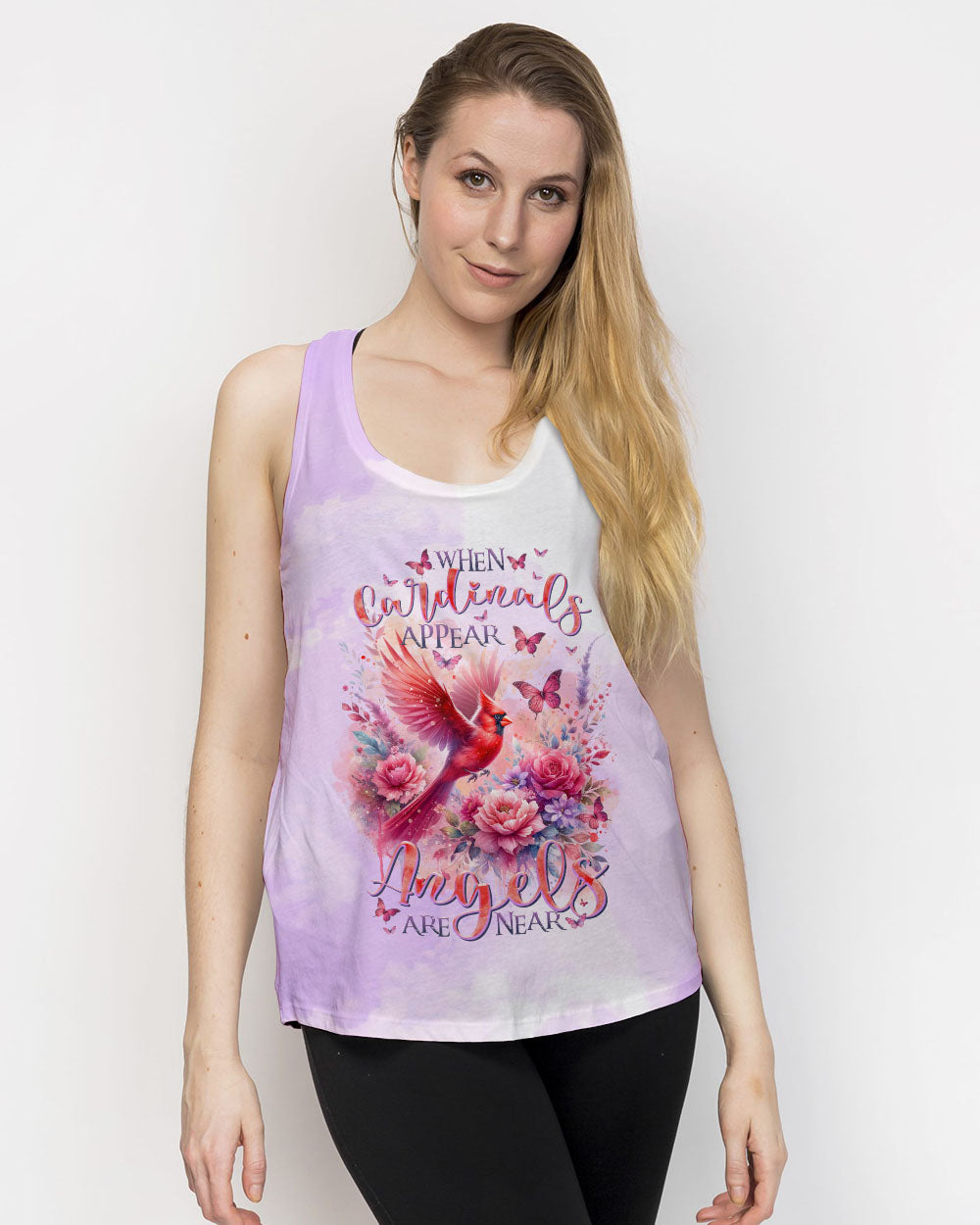 When Cardinals Appear Angels Are Near Women's All Over Print Shirt - Tltr1512232