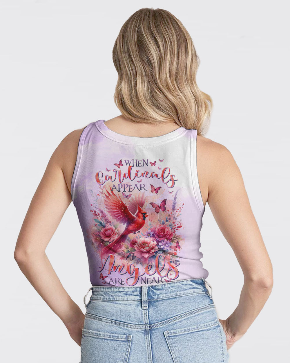 When Cardinals Appear Angels Are Near Women's All Over Print Shirt - Tltr1512232