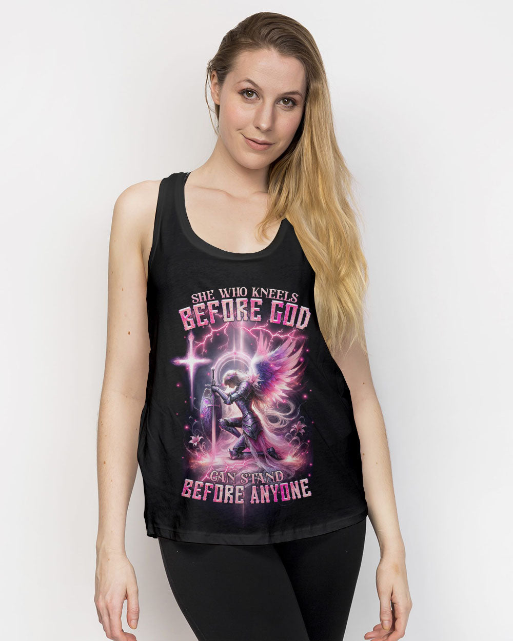 I Believe In God Warrior Women's All Over Print Shirt - Tlnz2211234