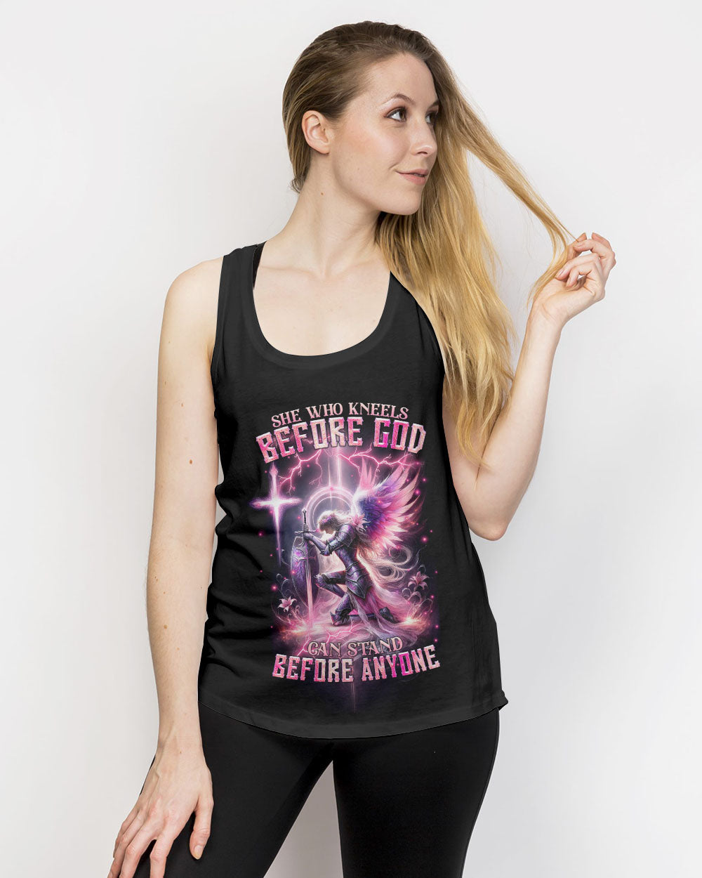 I Believe In God Warrior Women's All Over Print Shirt - Tlnz2211234