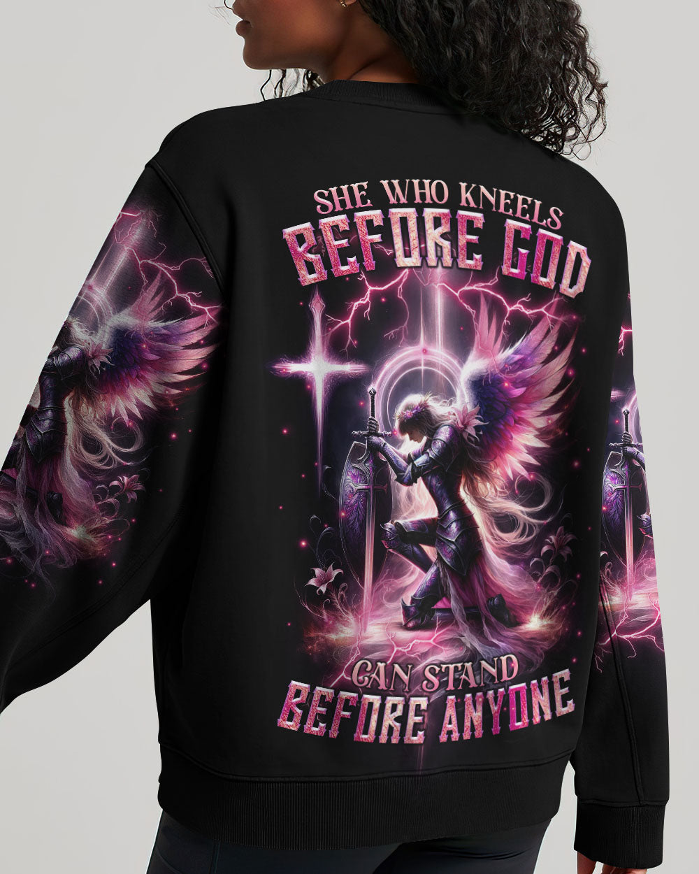 I Believe In God Warrior Women's All Over Print Shirt - Tlnz2211234