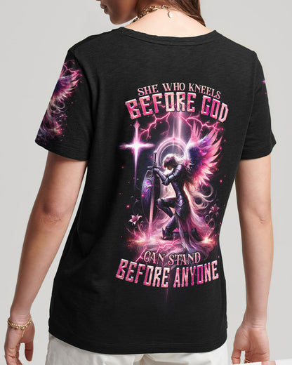 I Believe In God Warrior Women's All Over Print Shirt - Tlnz2211234