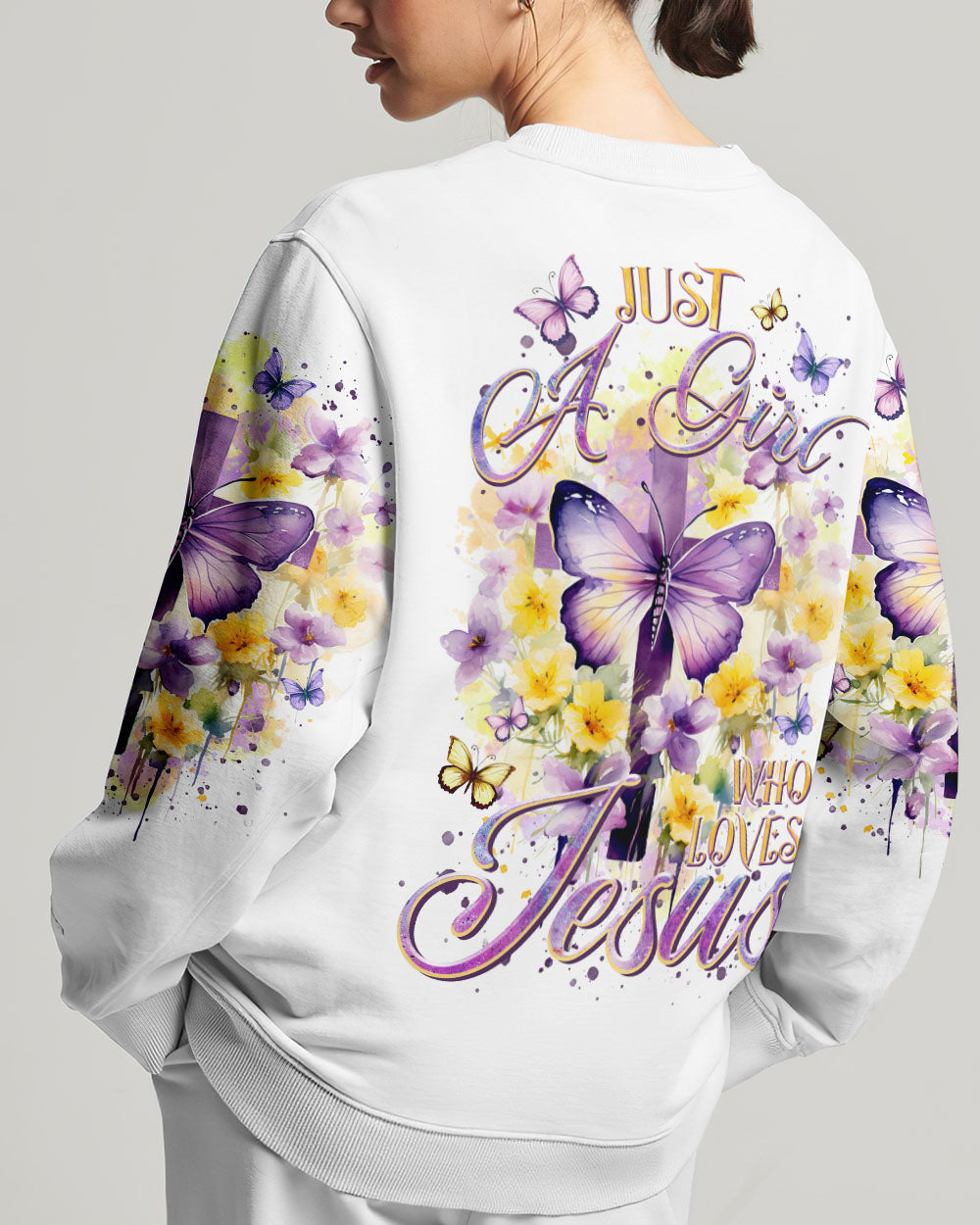 Just A Girl Who Loves Jesus Women's All Over Print Shirt - Tltr2812233