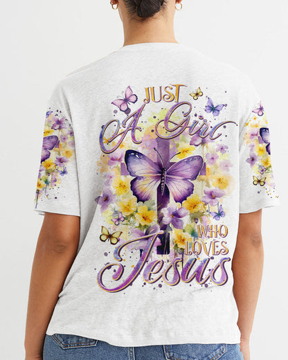 Just A Girl Who Loves Jesus Women's All Over Print Shirt - Tltr2812233