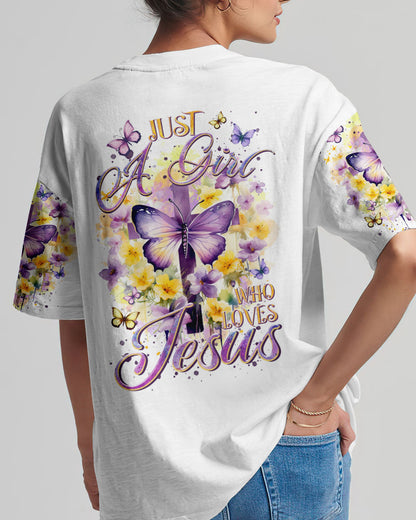 Just A Girl Who Loves Jesus Women's All Over Print Shirt - Tltr2812233