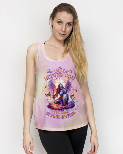 She Who Kneels Before God Warrior Women's All Over Print Shirt - Tltw0712235