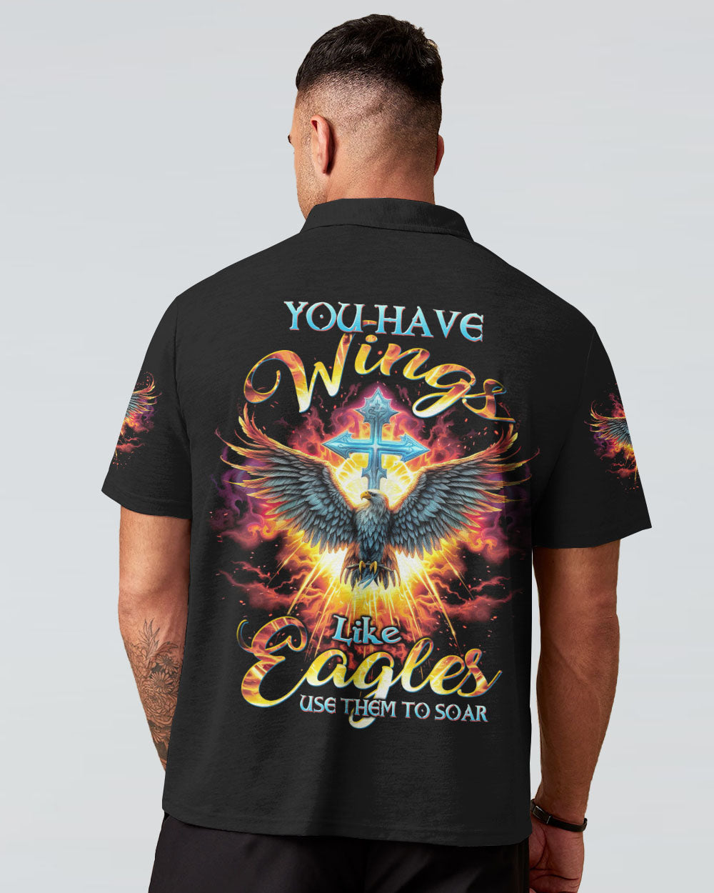 You Have Wings Like Eagles Men's All Over Print Shirt - Tltw1110233