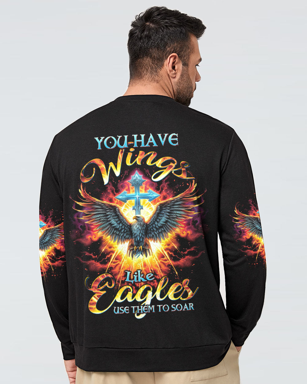 You Have Wings Like Eagles Men's All Over Print Shirt - Tltw1110233