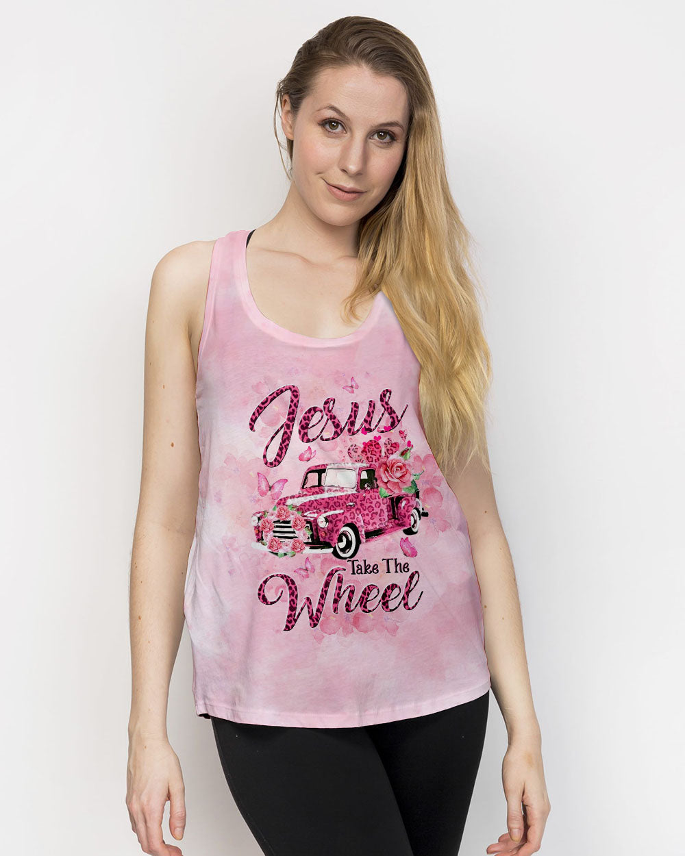 Jesus Take The Wheel Women's All Over Print Shirt - Tltw2110233