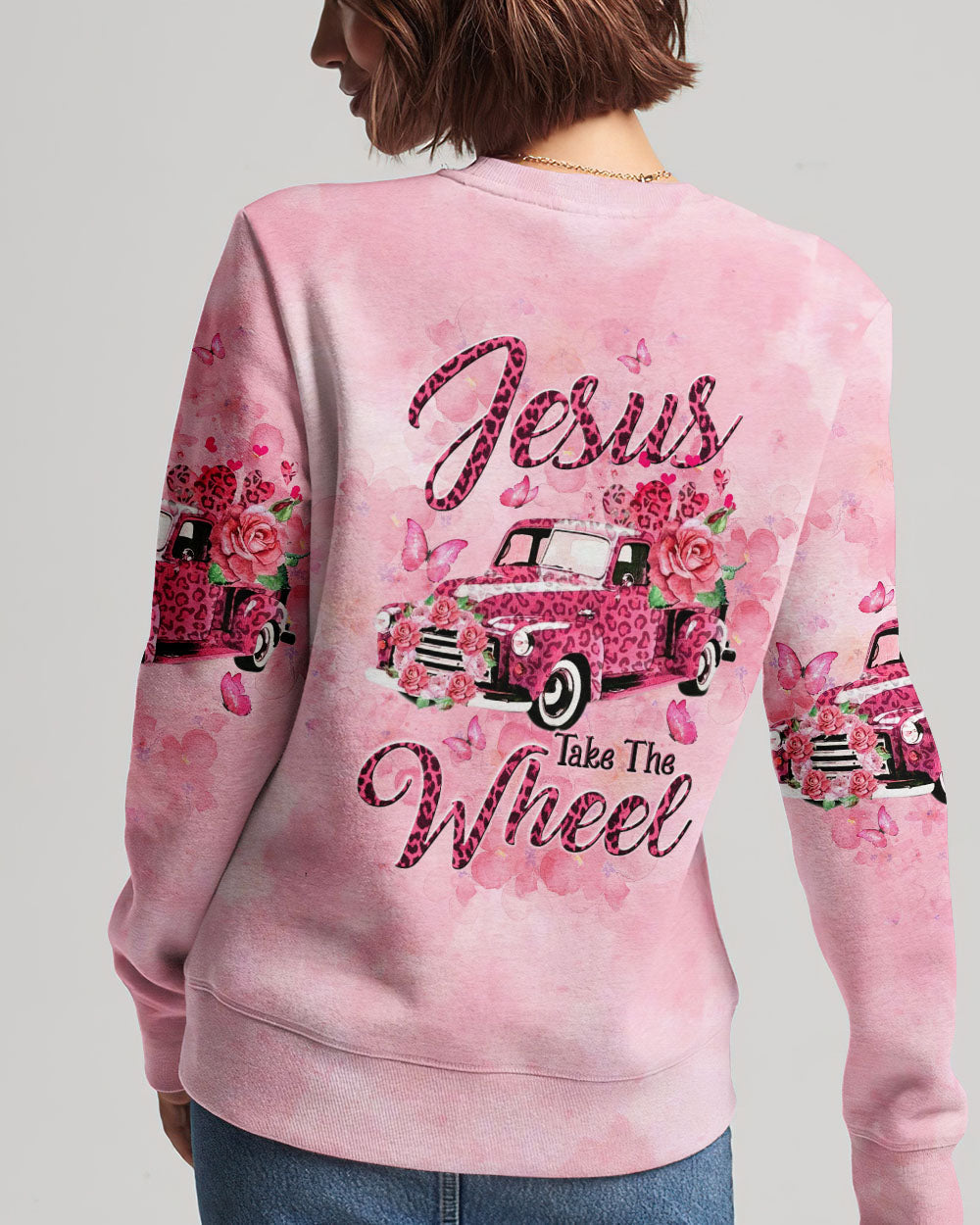 Jesus Take The Wheel Women's All Over Print Shirt - Tltw2110233