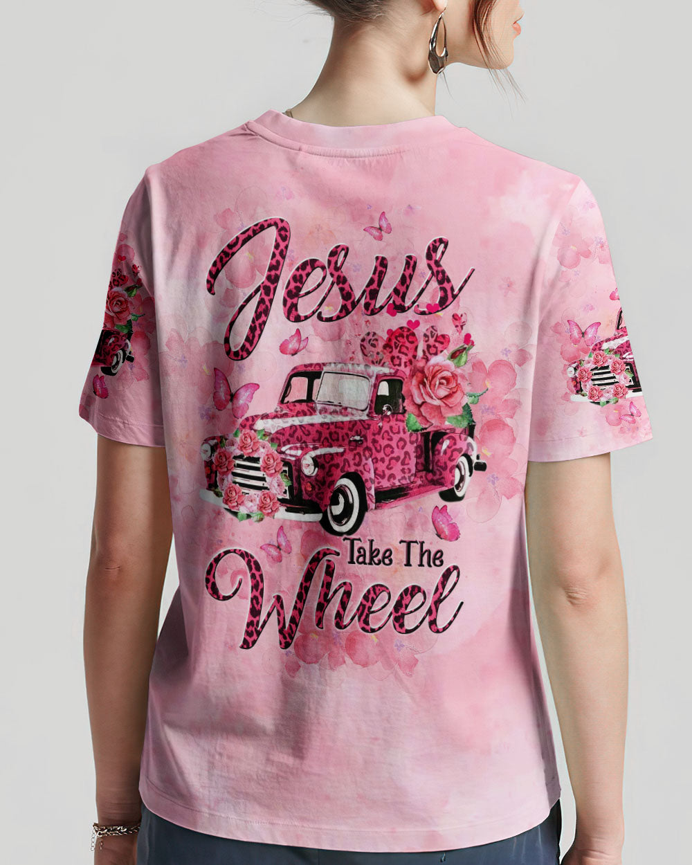 Jesus Take The Wheel Women's All Over Print Shirt - Tltw2110233