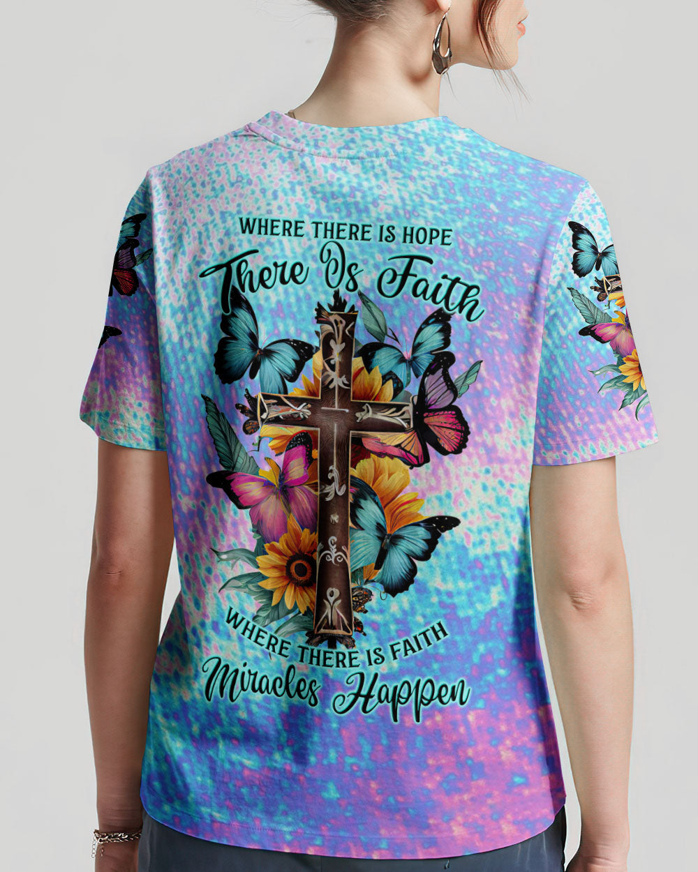 Where There Is Faith Miracles Happen Women's All Over Print Shirt - Tltw2209234