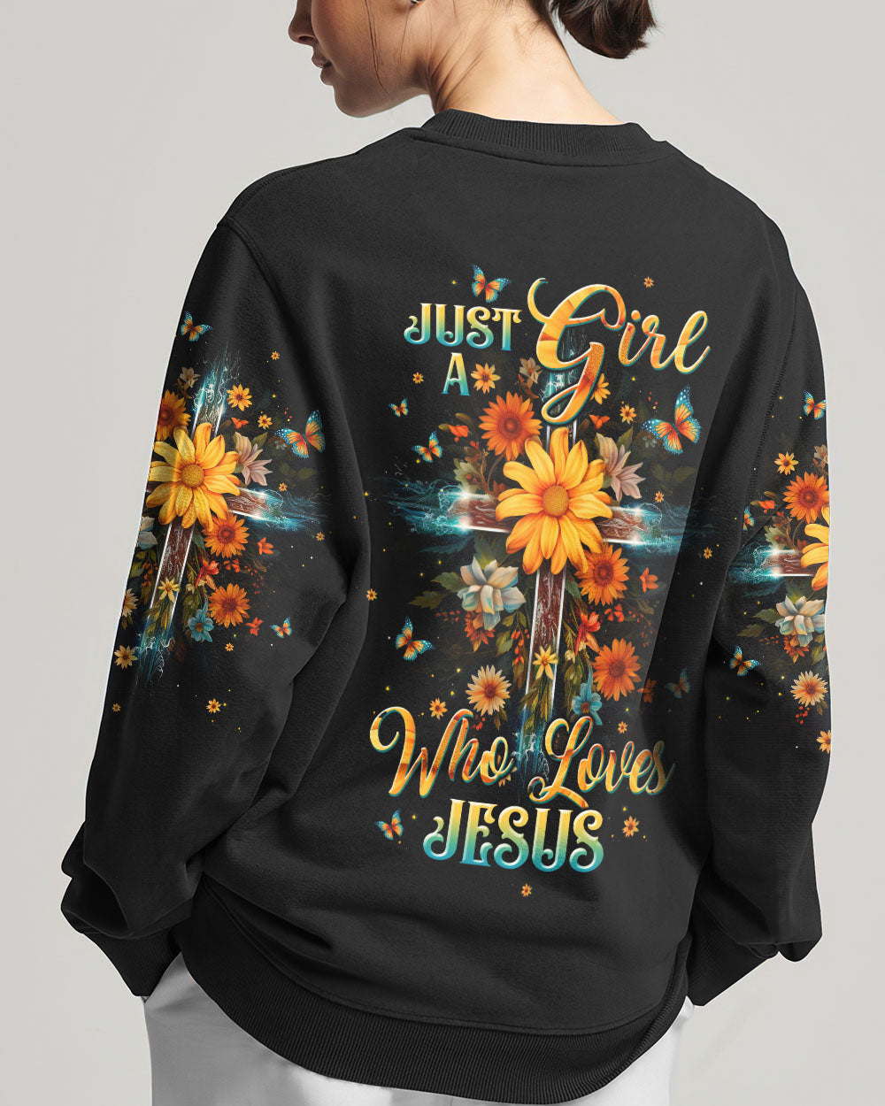 Just A Girl Who Loves Jesus Women's All Over Print Shirt - Tltw2310234