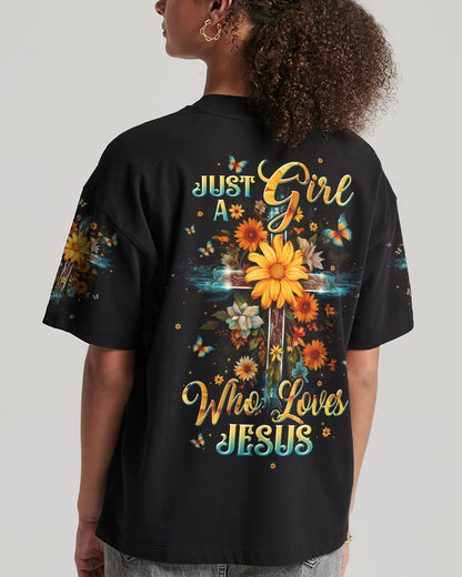 Just A Girl Who Loves Jesus Women's All Over Print Shirt - Tltw2310234