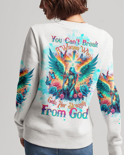 You Can't Break A Woman Cross Warrior Women's All Over Print Shirt - Tltw2601244