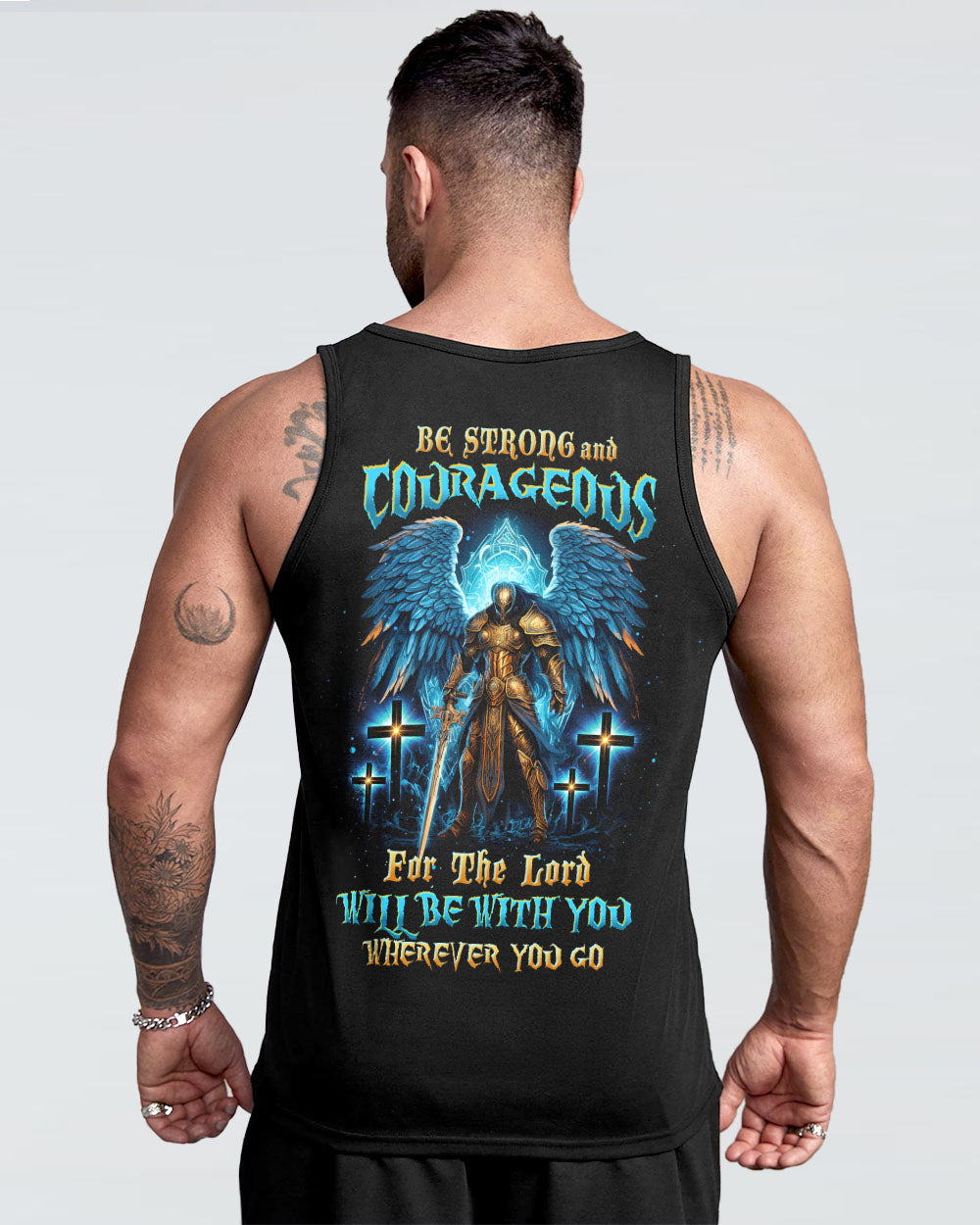 Be Strong And Courageous Men's All Over Print Shirt - Tltw2809233