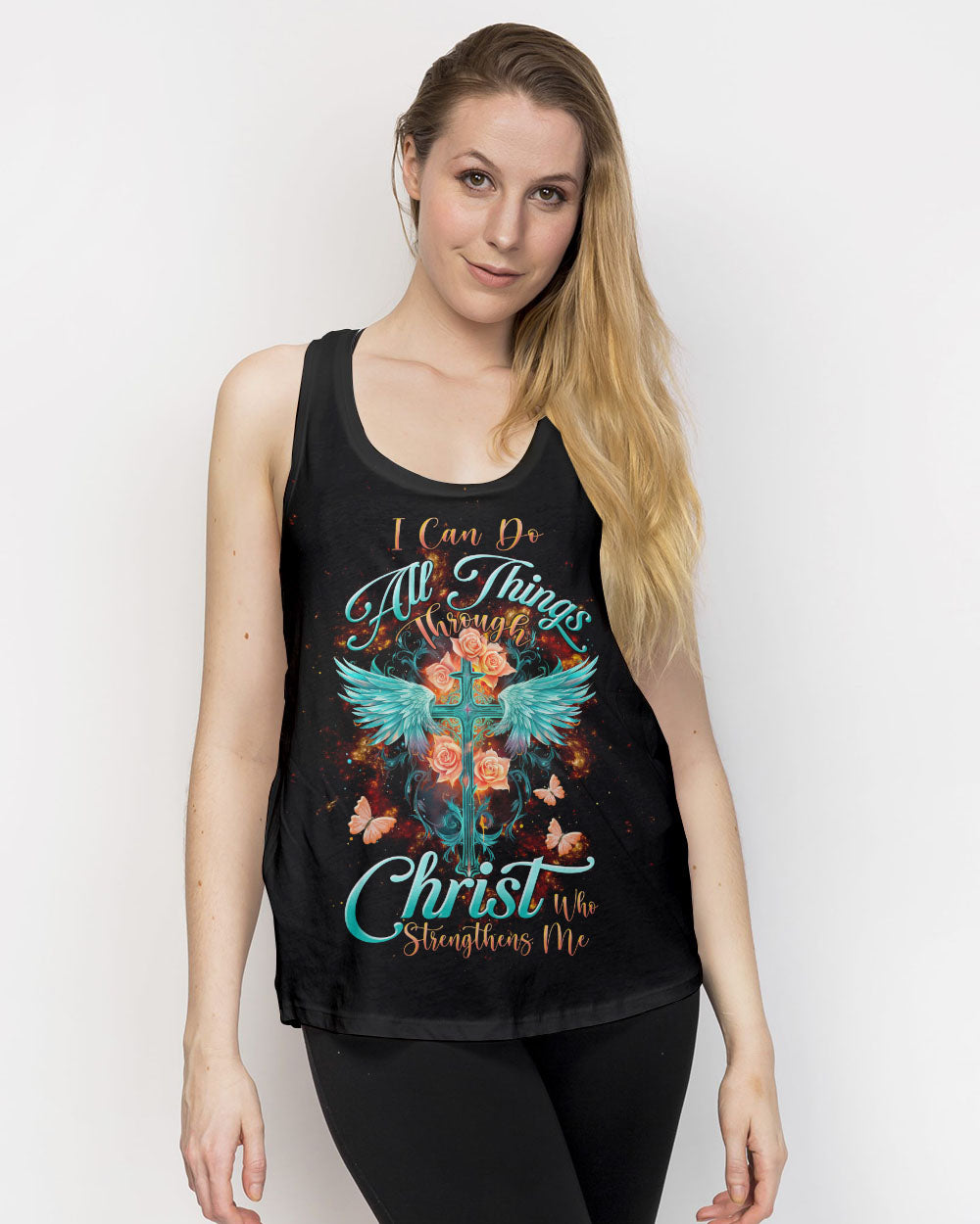 I Can Do All Things Through Christ Women's All Over Print Shirt - Tltw2909232