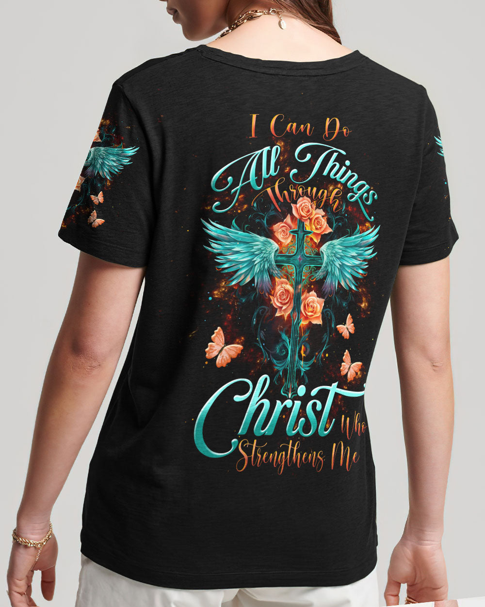 I Can Do All Things Through Christ Women's All Over Print Shirt - Tltw2909232