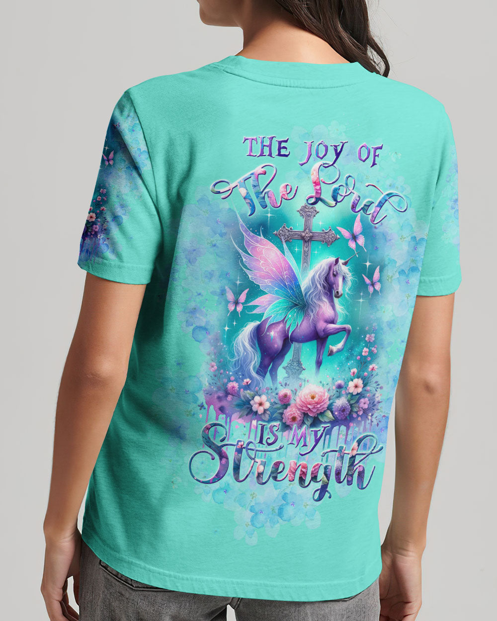 The Joy Of The Lord Horse Women's All Over Print Shirt - Tltw3110233