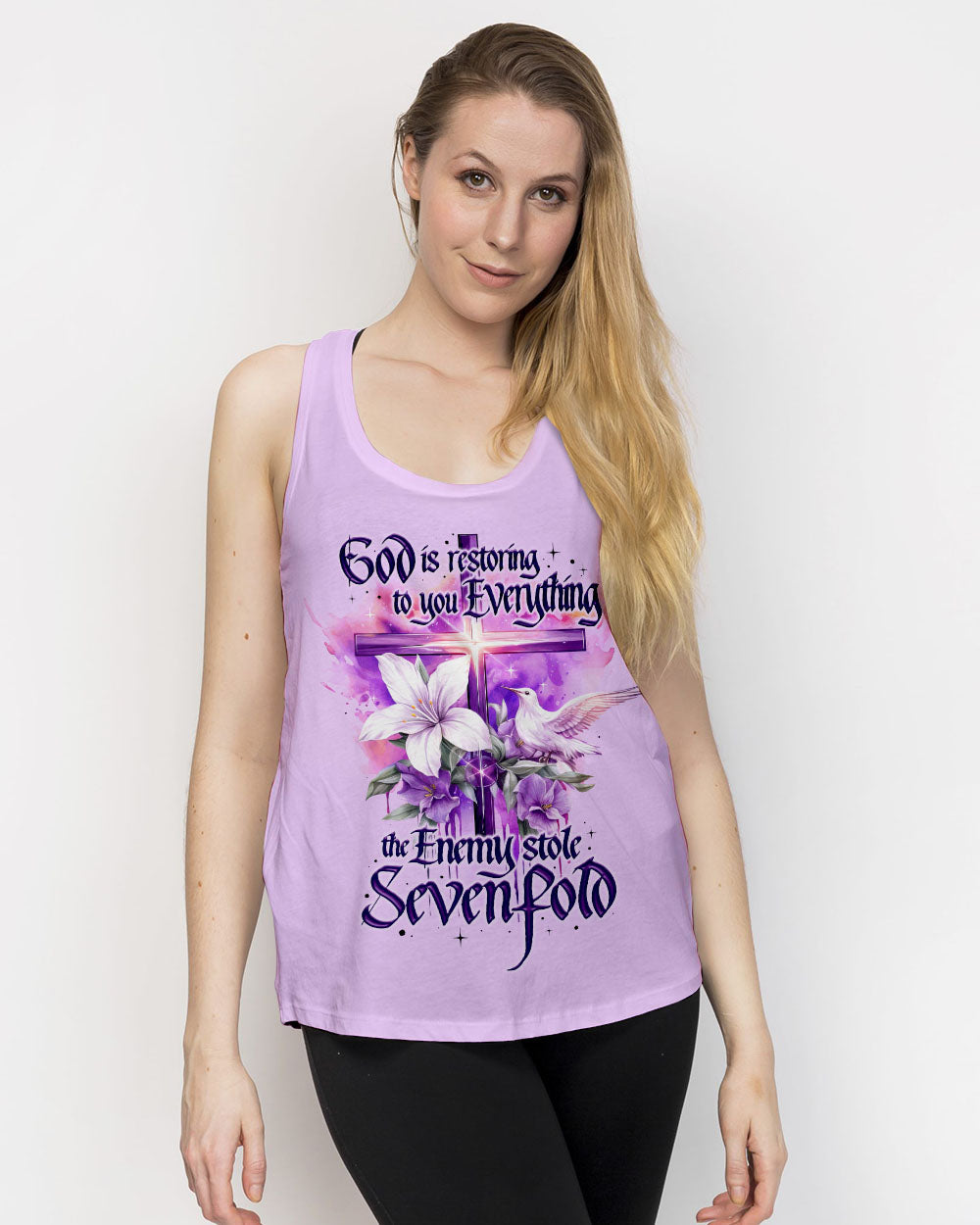 God Is Restoring To You Everything Women's All Over Print Shirt - Ty2508234