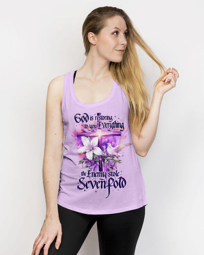 God Is Restoring To You Everything Women's All Over Print Shirt - Ty2508234