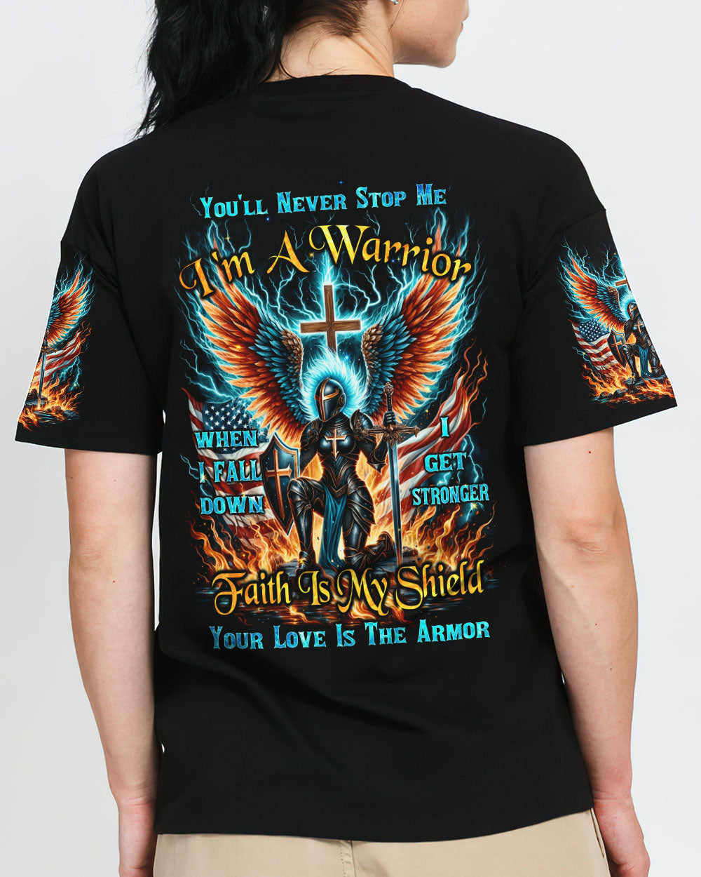 I'm A Warrior Women's All Over Print Shirt - Tyqy0311232