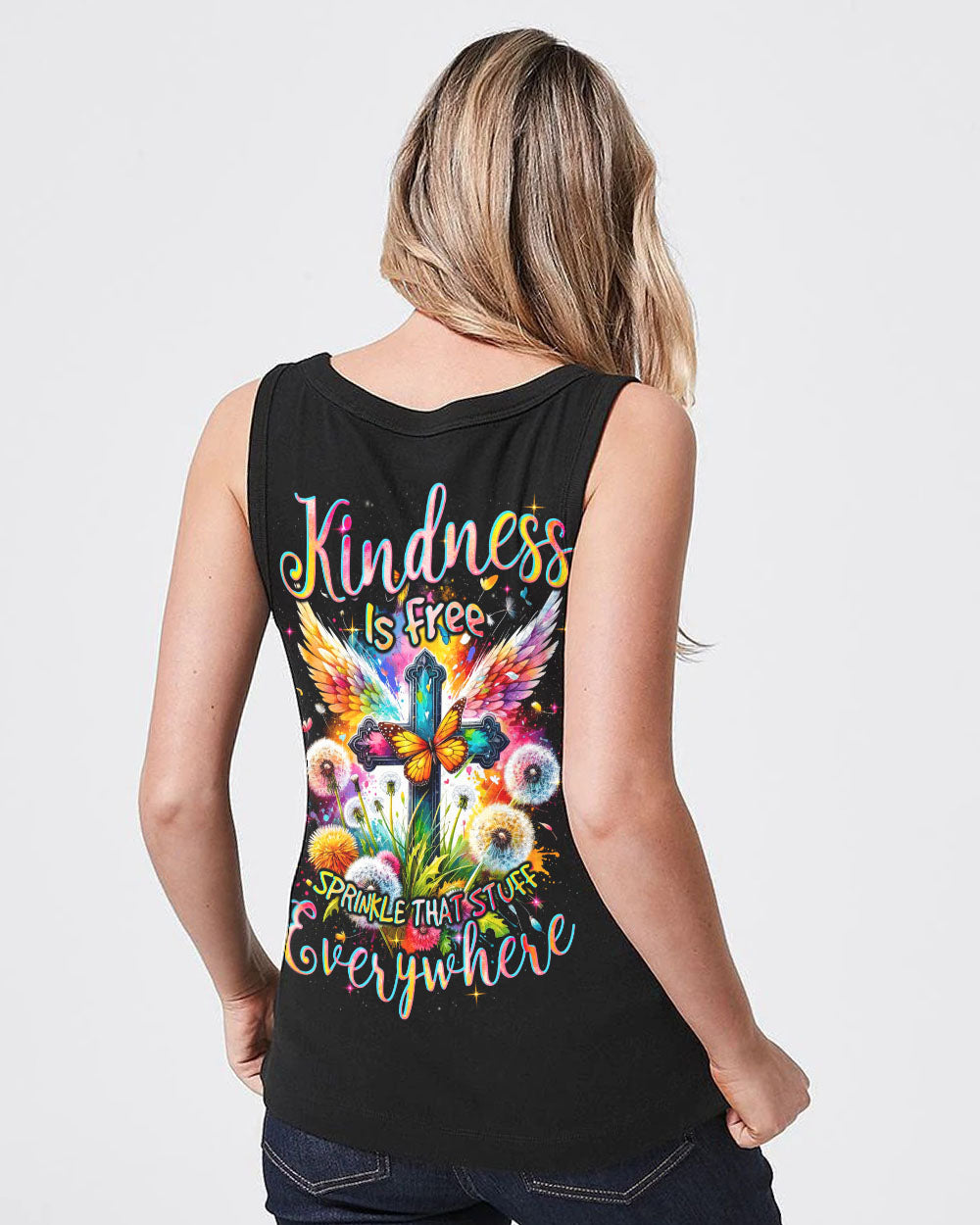 Kindness Is Free Women's All Over Print Shirt - Tyqy0612231