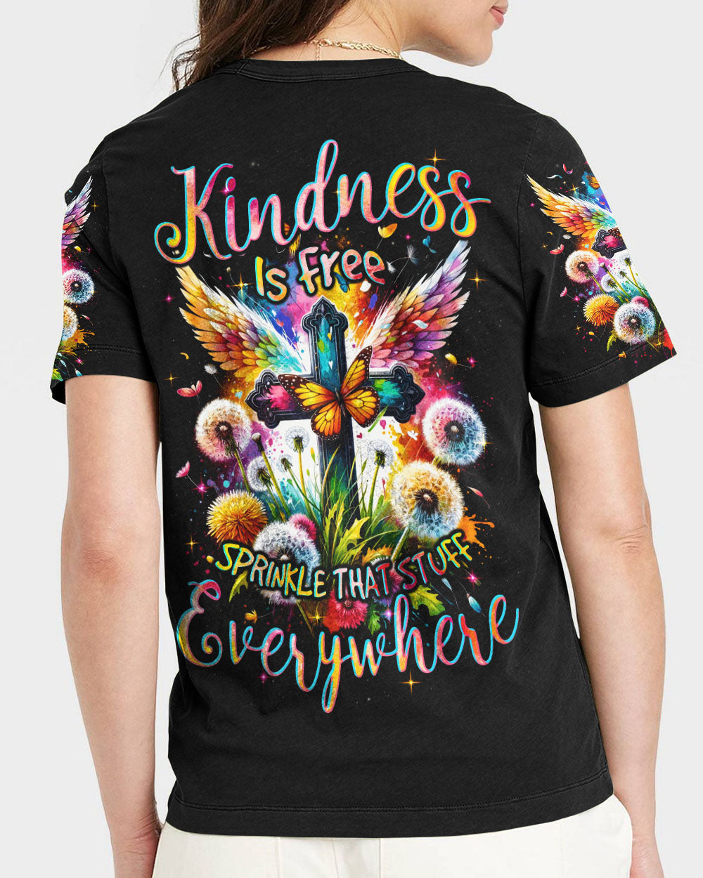 Kindness Is Free Women's All Over Print Shirt - Tyqy0612231