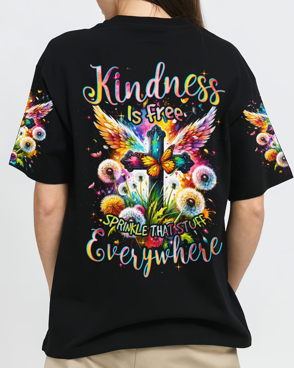 Kindness Is Free Women's All Over Print Shirt - Tyqy0612231