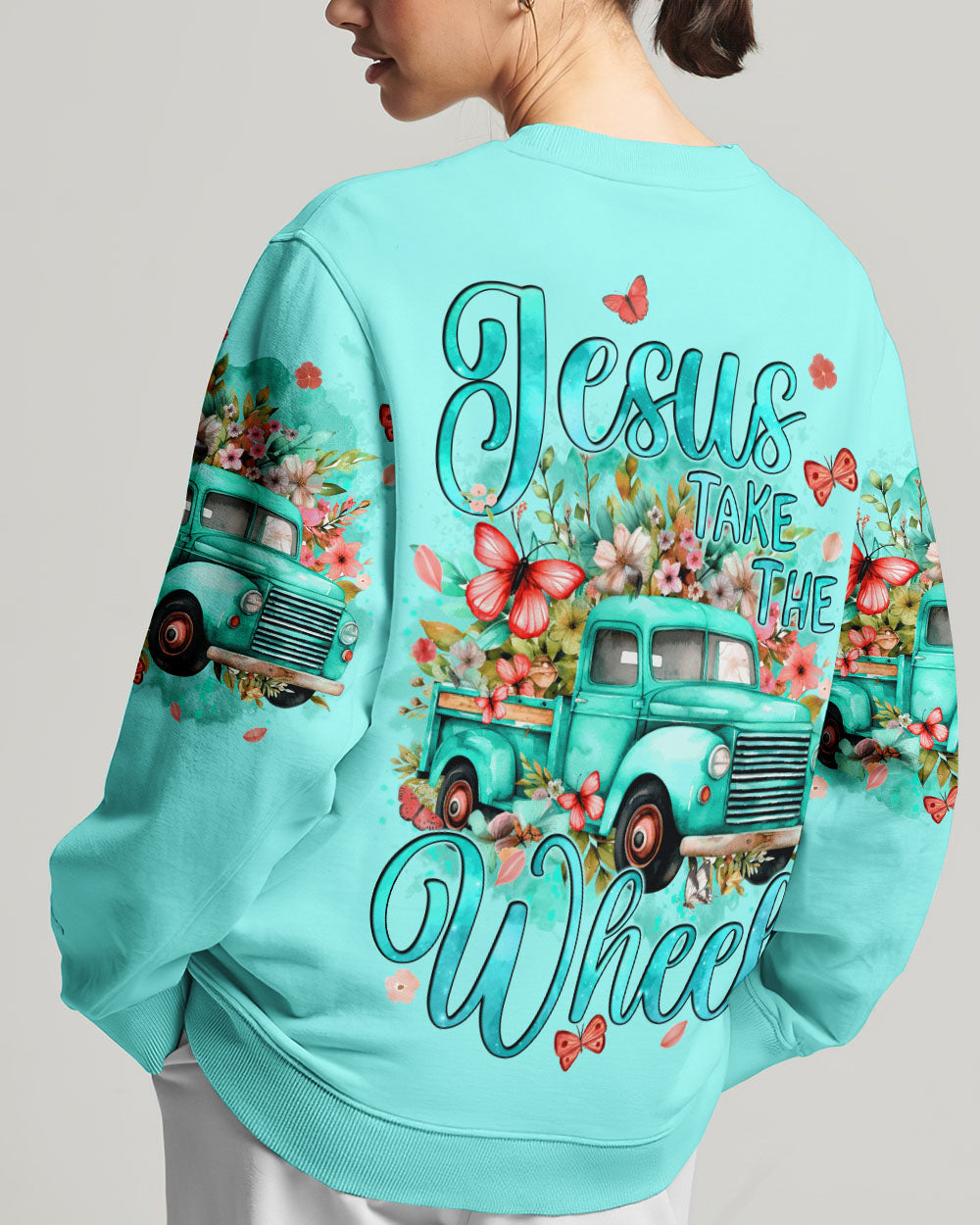 Jesus Take The Wheel Women's All Over Print Shirt - Tyqy0712232