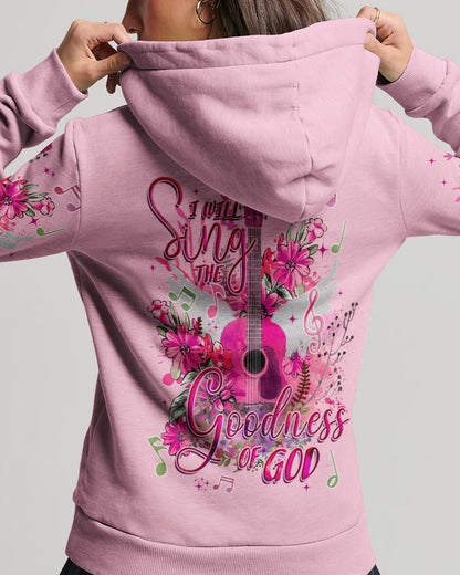 I Will Sing The Goodness Of God Guitar Women's All Over Print Shirt - Tyqy1110231