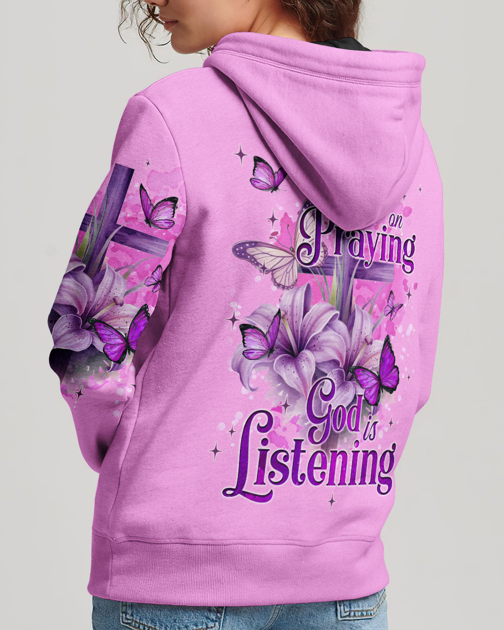 God Is Listening Women's All Over Print Shirt - Tyqy1309233