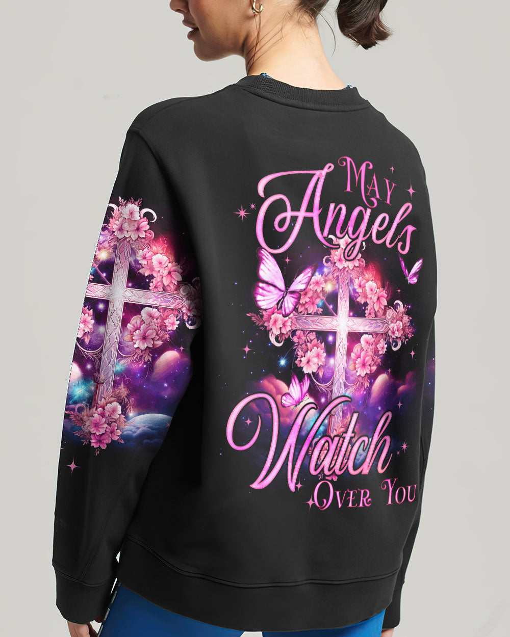 May Angels Watch Over You Women's All Over Print Shirt - Tyqy1410231