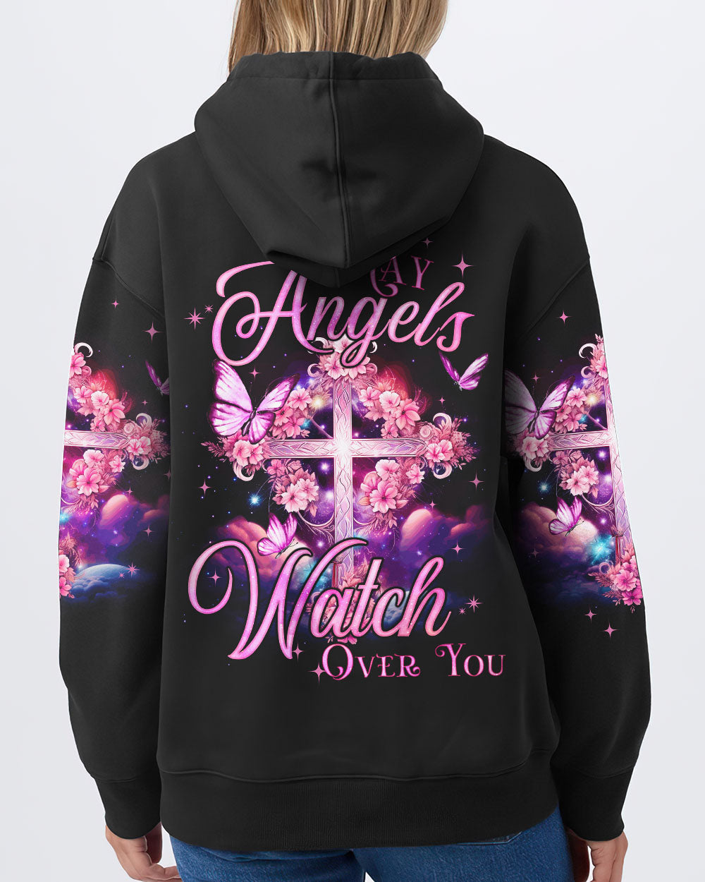 May Angels Watch Over You Women's All Over Print Shirt - Tyqy1410231