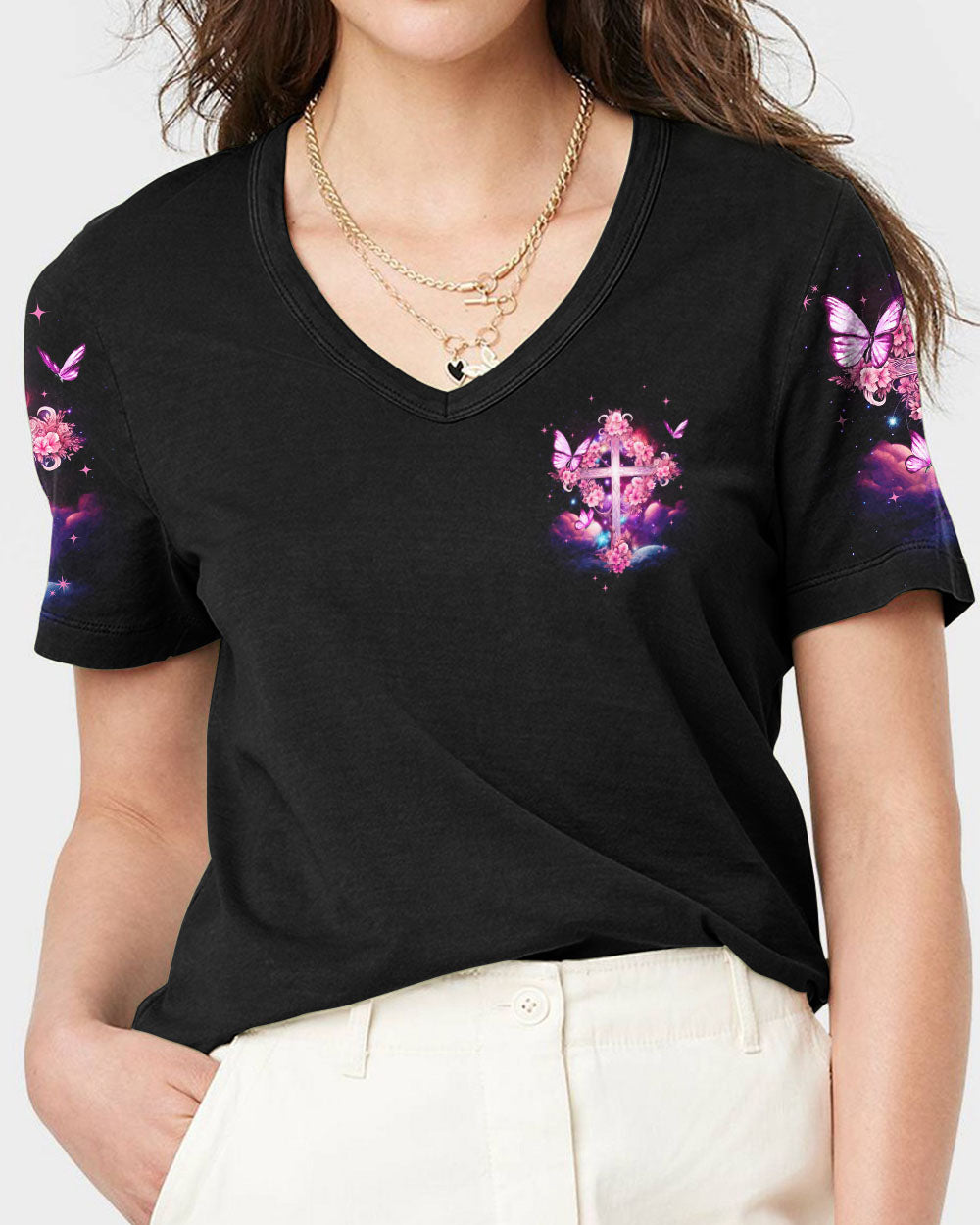 May Angels Watch Over You Women's All Over Print Shirt - Tyqy1410231