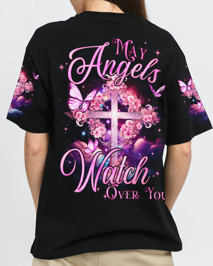 May Angels Watch Over You Women's All Over Print Shirt - Tyqy1410231