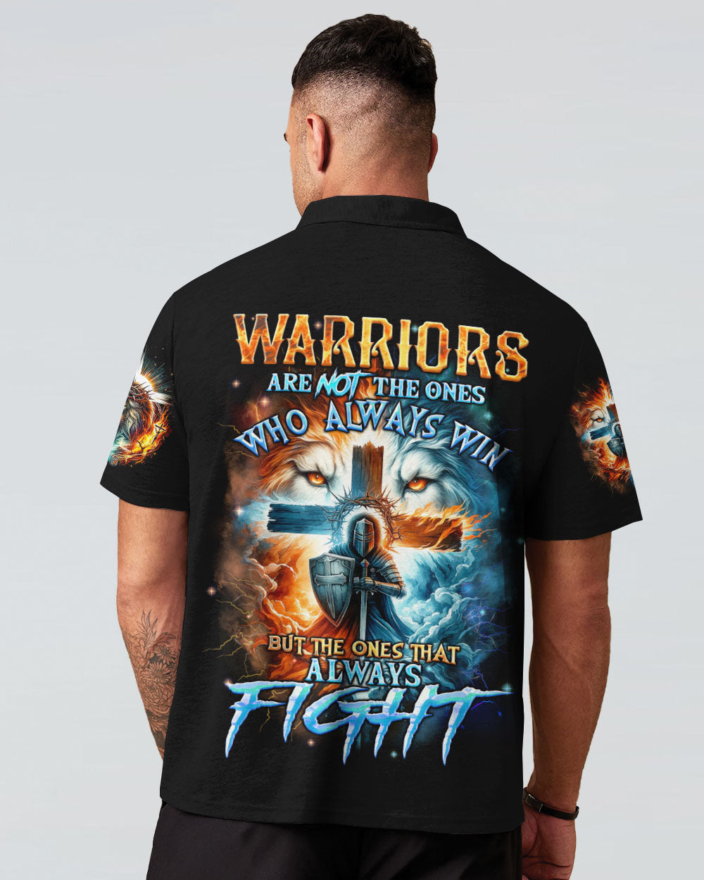 Warriors Always Fight Men's All Over Print Shirt - Tyqy1801242