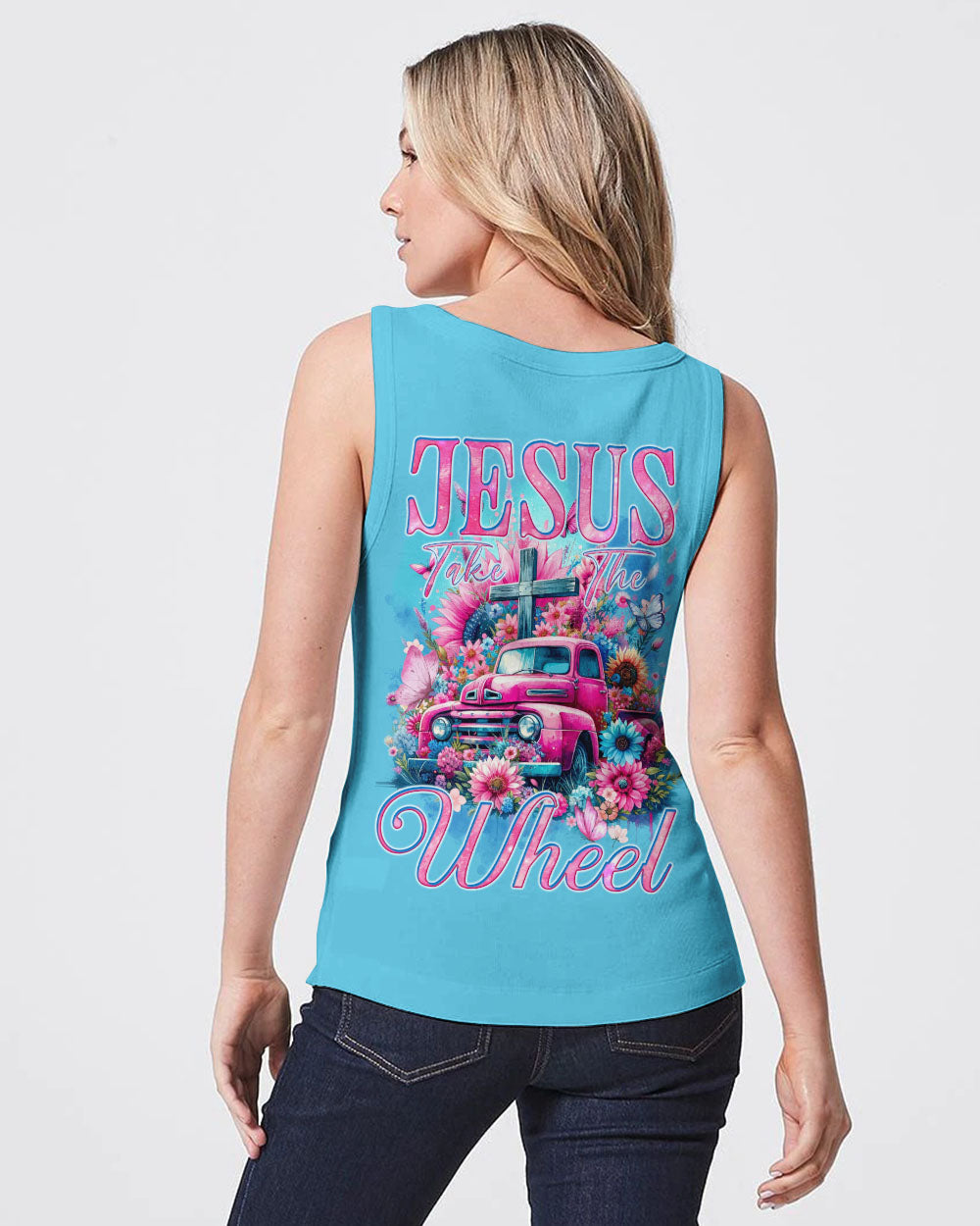 Jesus Take The Wheel Women's All Over Print Shirt - Tyqy2511231