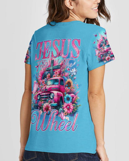 Jesus Take The Wheel Women's All Over Print Shirt - Tyqy2511231