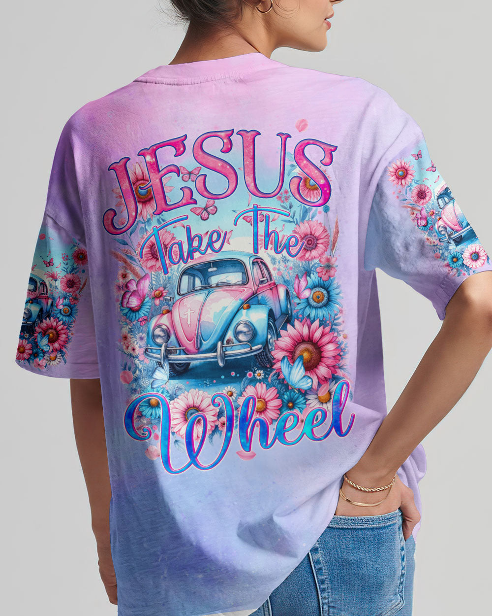 Jesus Take The Wheel Women's All Over Print Shirt - Tyqy2911234