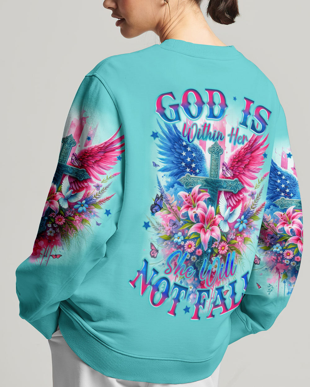 God Is Within Her Women's All Over Print Shirt - Tyqy3010231